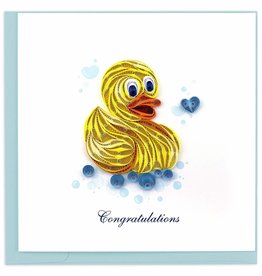 Quilling Card Quilled Rubber Ducky New Baby Card