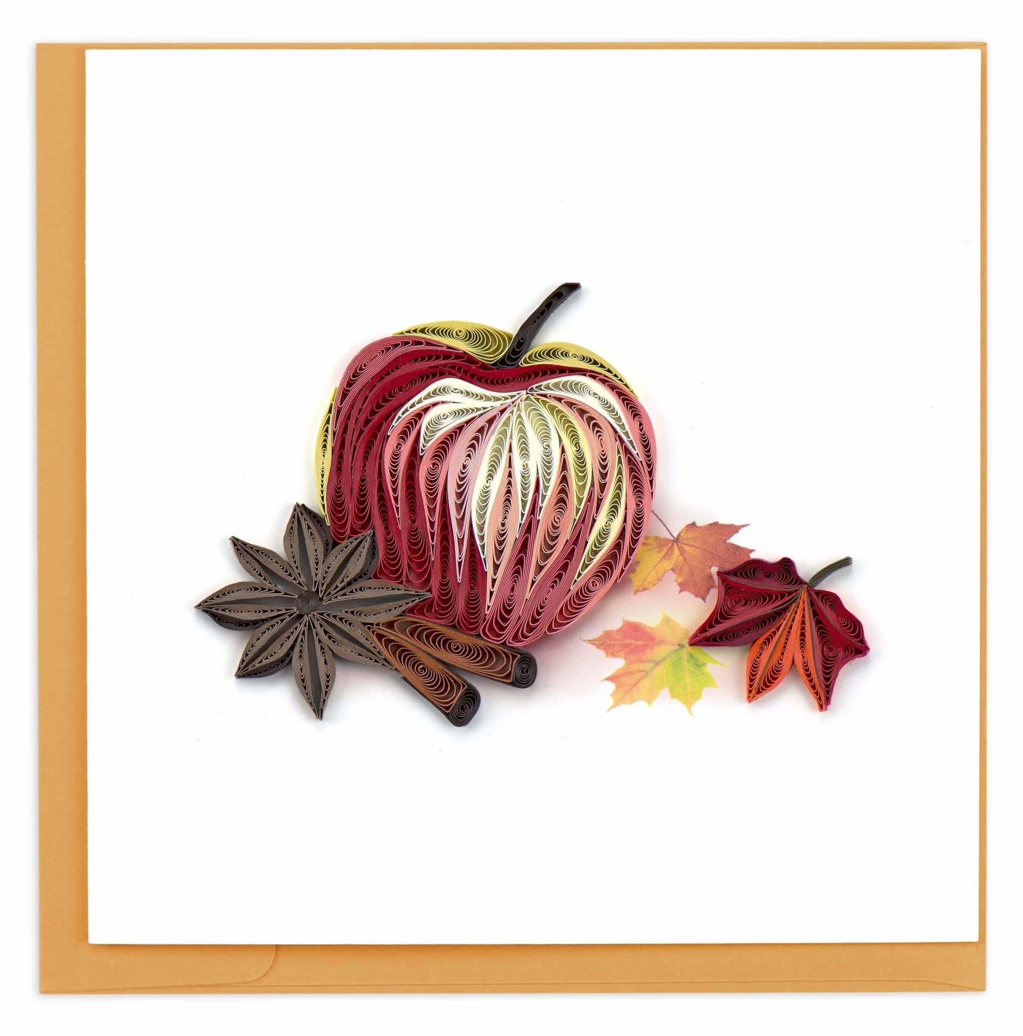 Quilling Card Autumn Tree