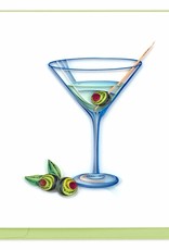 Quilling Card Quilled Gin Martini Greeting Card