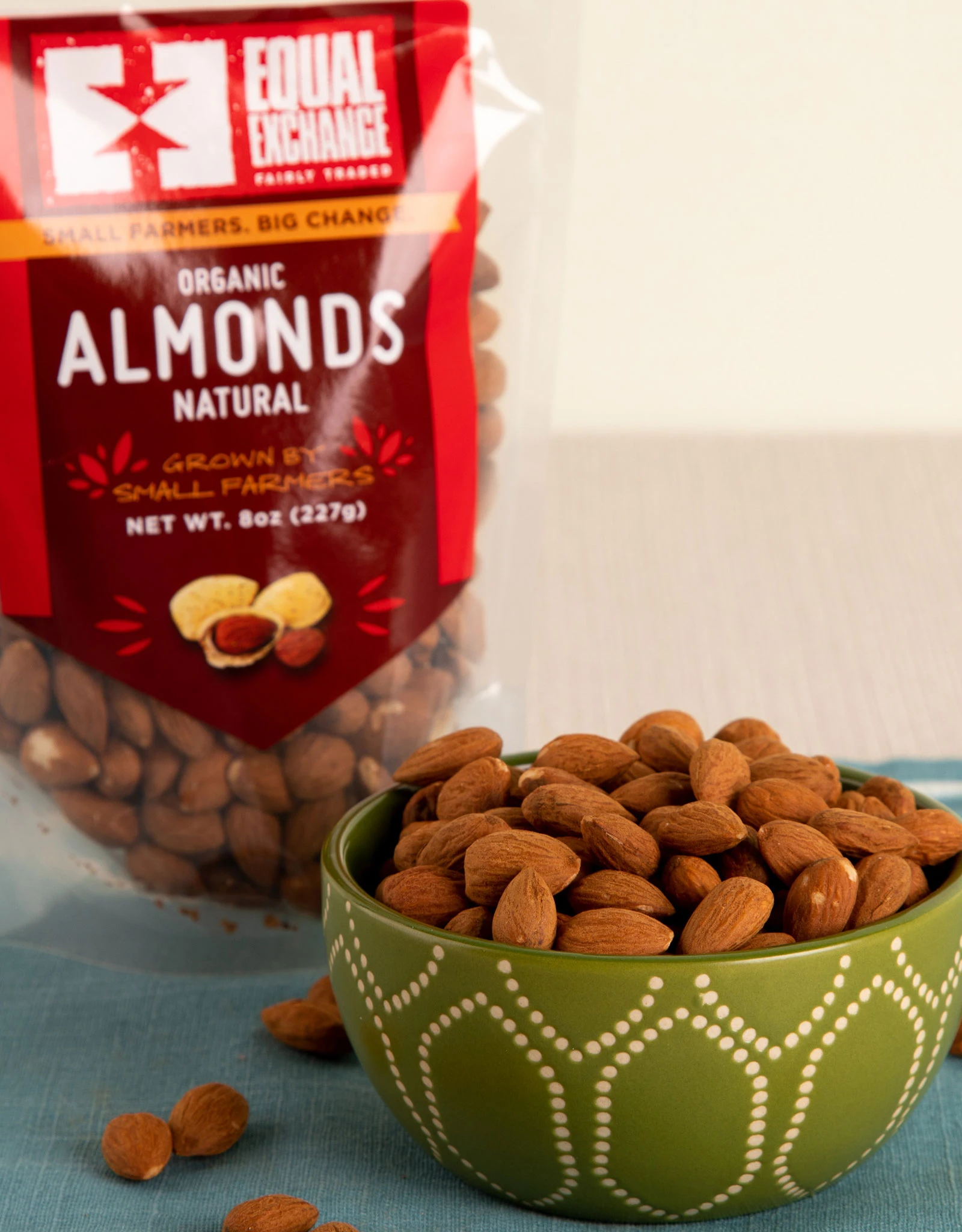 Equal Exchange Organic Natural Almonds - 8oz