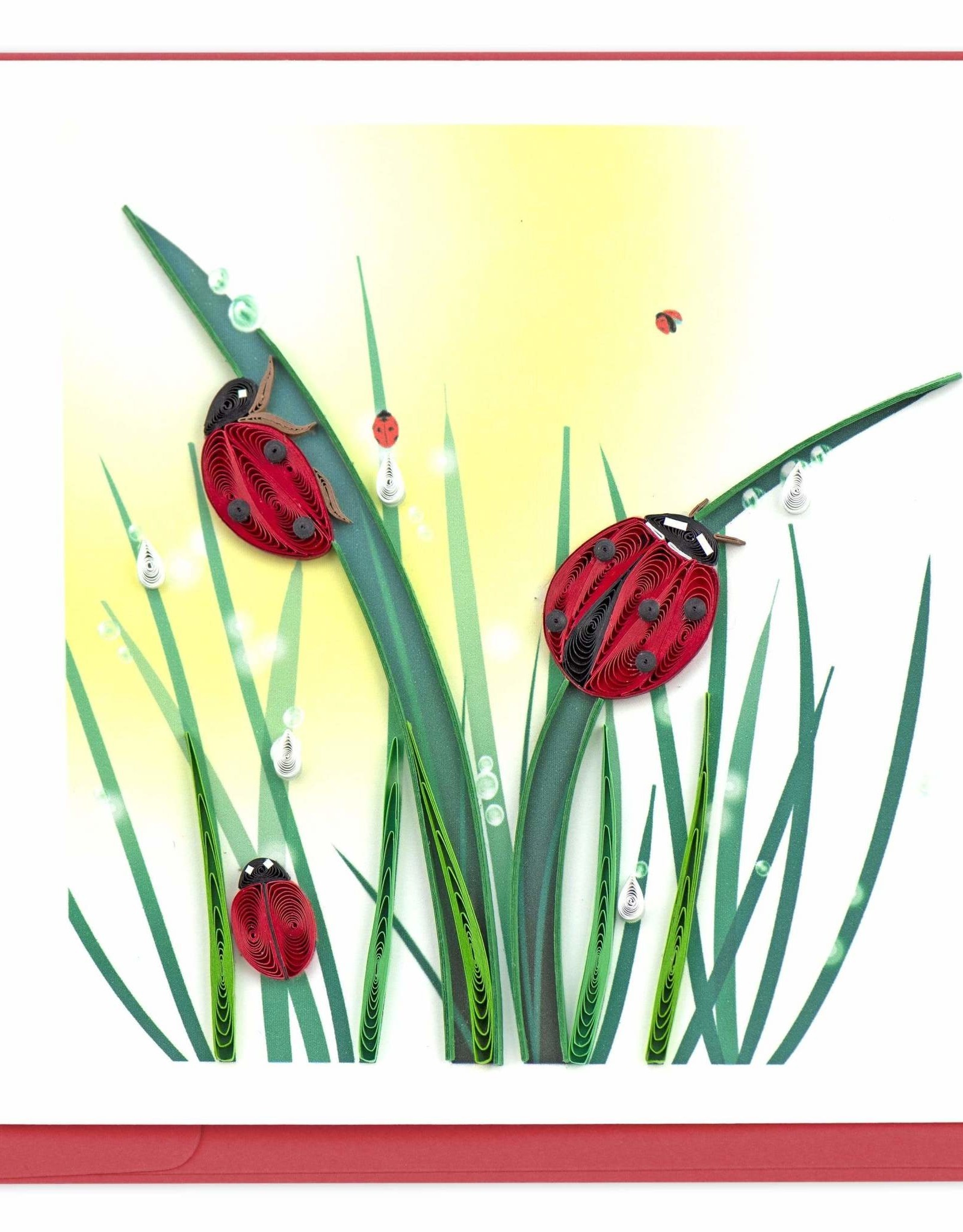 Quilling Card Quilled Ladybug Everyday Greeting Card
