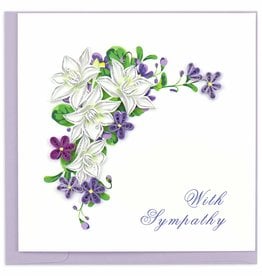 Quilling Card Quilled Flower Sympathy Card