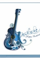 Quilling Card Quilled Birthday Guitar Greeting Card