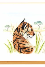 Quilling Card Quilled Bengal Tiger Greeting Card