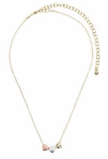Ten Thousand Villages Dainty Hearts Necklace