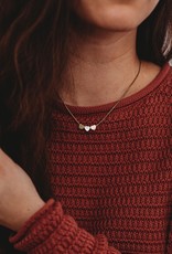 Ten Thousand Villages Dainty Hearts Necklace