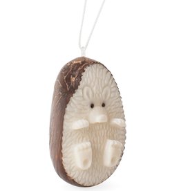 Ten Thousand Villages Tagua Hedgehog Ornament