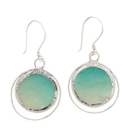 Ten Thousand Villages Sea Horizon Earrings