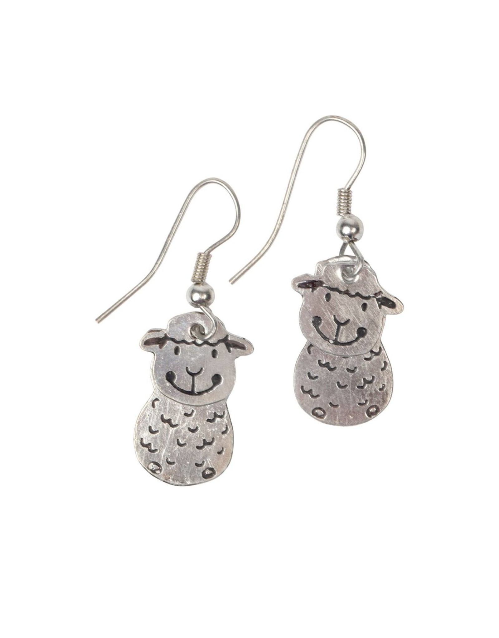 Ten Thousand Villages Sheep Earrings