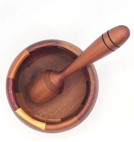 Women of the Cloud Forest Tropical Hardwood Mortar & Pestle - Multi-Wood