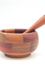 Women of the Cloud Forest Tropical Hardwood Mortar & Pestle - Multi-Wood