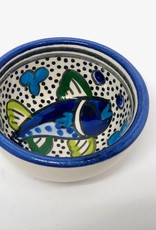 Sobremesa Blue Fish Tiny Ceramic Bowl