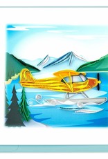 Quilling Card Quilled Float Plane Greeting Card