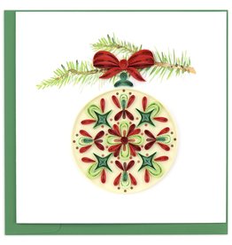 Quilling Card Quilled Traditional Ornament Christmas Card