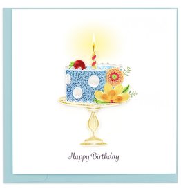 Quilling Card Quilled Whimsical Birthday Cake Greeting Card