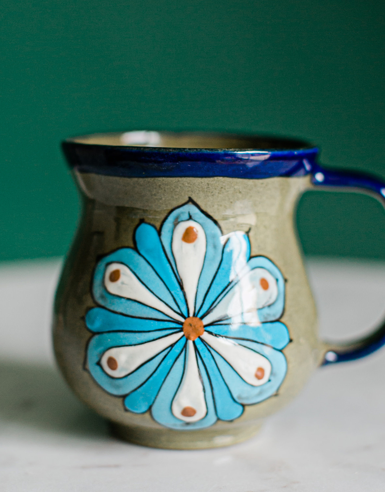 Lucia's Imports Floral Coffee Cup / Mug