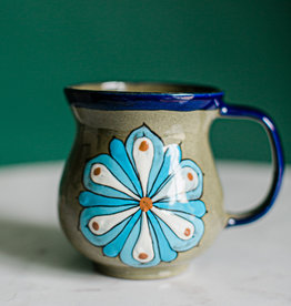 Lucia's Imports Floral Coffee Cup