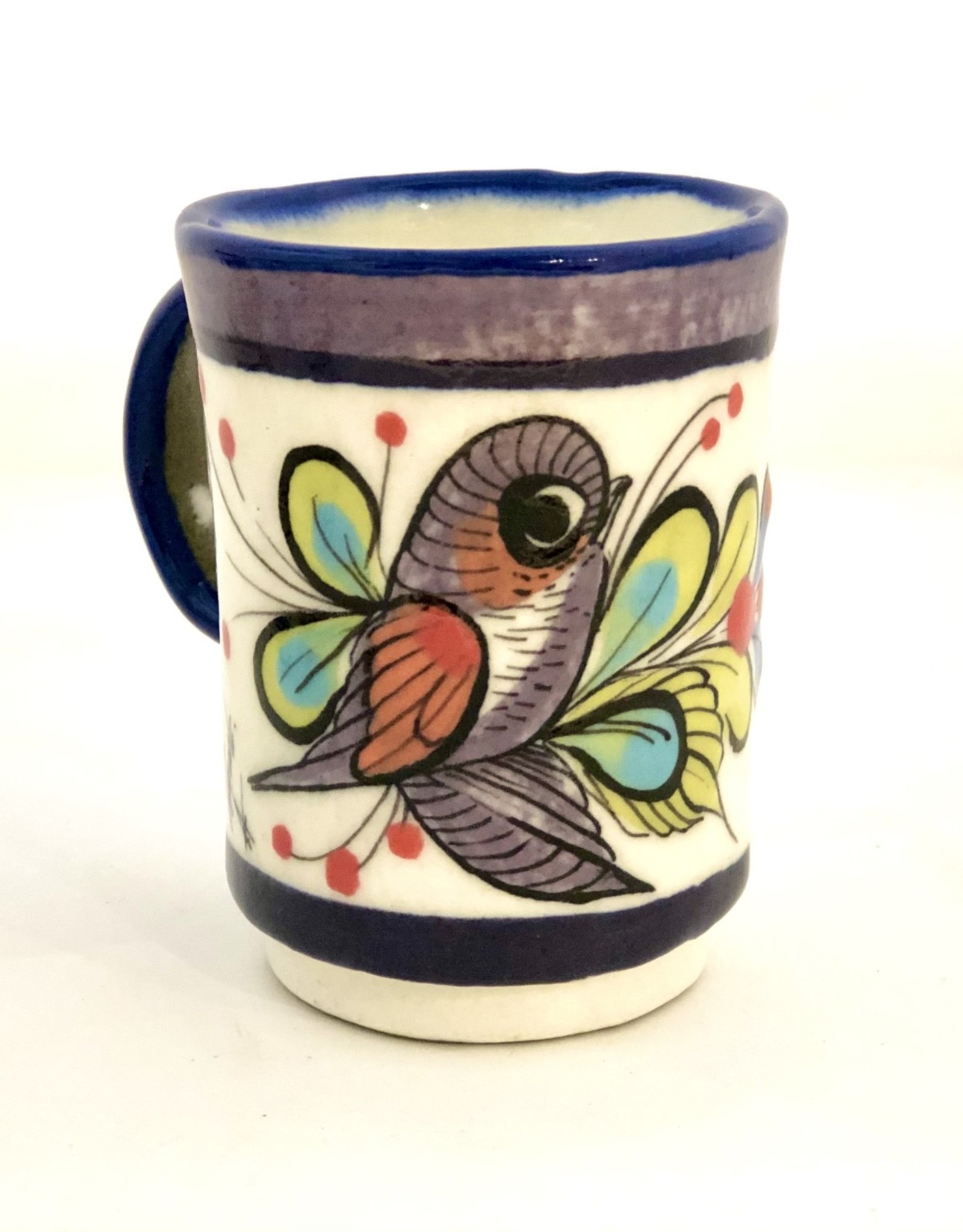 Lucia's Imports Wild Bird Espresso Cups