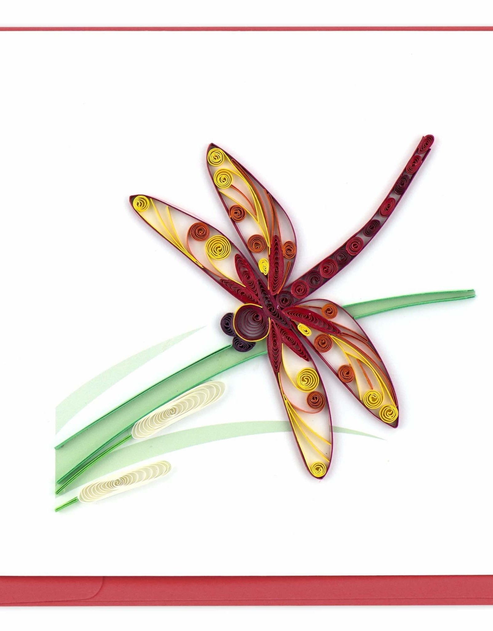 Quilling Card Quilled Dragonfly Greeting Card