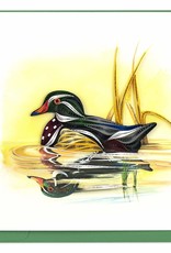 Quilling Card Quilled Wood Duck Greeting Card