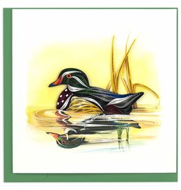 Quilling Card Quilled Wood Duck Greeting Card