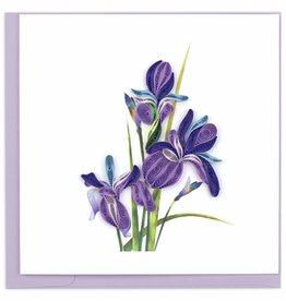 Quilling Card Quilled Iris Greeting Card