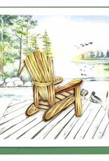 Quilling Card Quilled Adirondack Lake Greeting Card