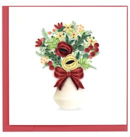 Quilling Card Quilled Holiday Bouquet Greeting Card