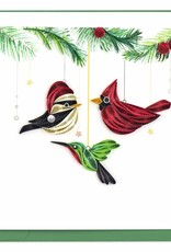Quilling Card Quilled Holiday Bird Ornament Greeting Card