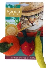 Dharma Dog Karma Cat Fruit Wool Cat Toy