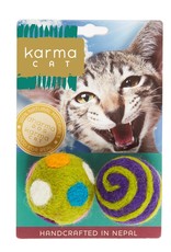 Dharma Dog Karma Cat 1.5 Ball Wool Pet Toy