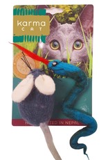 Dharma Dog Karma Cat Snake and Mouse Wool Cat Toy