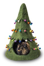 Dharma Dog Karma Cat Holiday Tree Wool Pet Cave