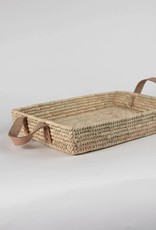 Ten Thousand Villages Rectangle Handled Basket
