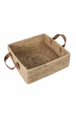 Ten Thousand Villages Square Handled Basket