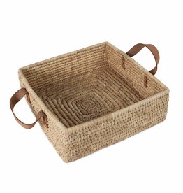 Ten Thousand Villages Square Handled Basket