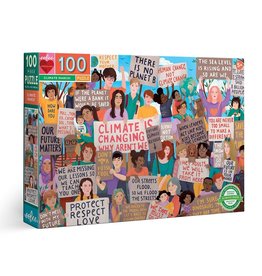 Barefoot Books 100-Piece Puzzle: Climate March (Jigsaw Puzzle)
