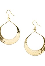 Matr Boomie Lunar Crescent Earrings - Gold