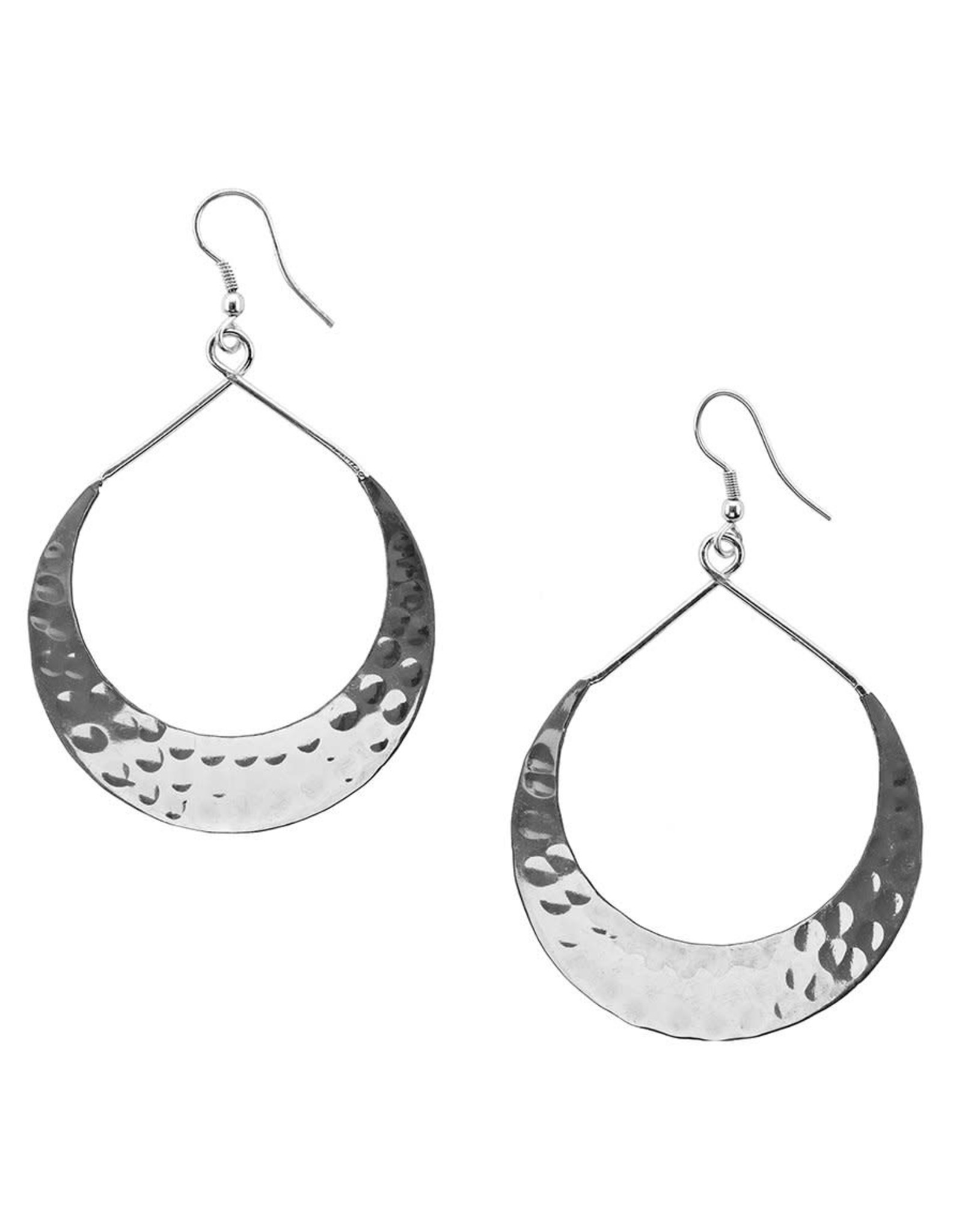 Matr Boomie Lunar Crescent Earrings - Silver