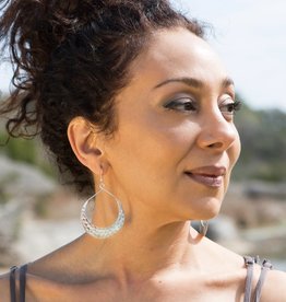 Matr Boomie Lunar Crescent Earrings - Silver