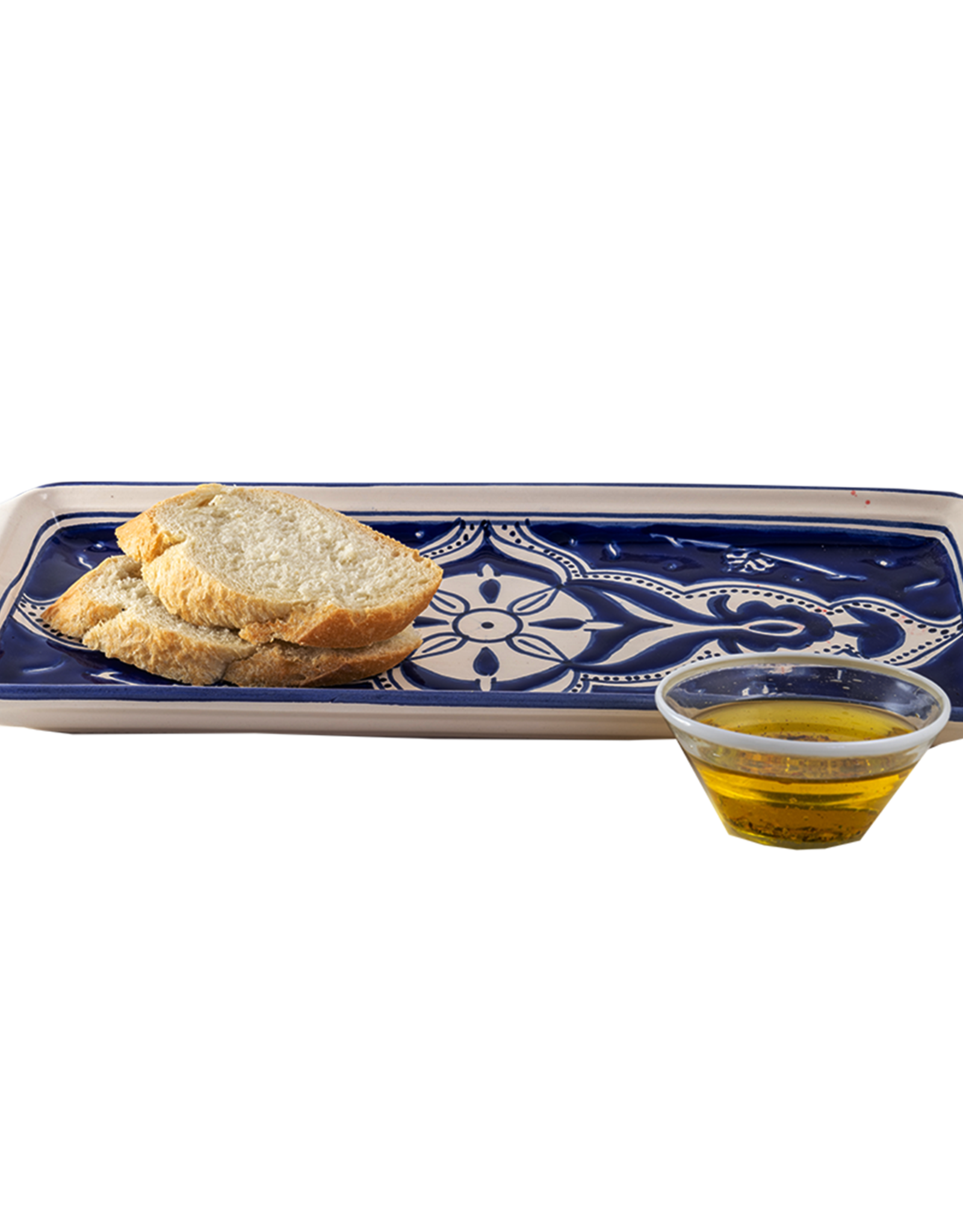 Sobremesa Nigella Cobalt Rectangular Plate