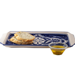 Sobremesa Nigella Cobalt Rectangular Plate