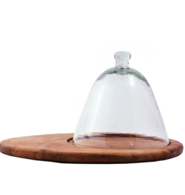 Sobremesa Medium Oval Cheese Board and Dome