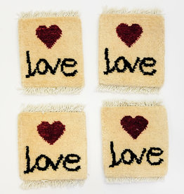 Bunyaad Pakistan Love Above Love Mug Rug