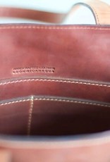 Twin Engine Origin Creations Leather Tote - Saddle Brown