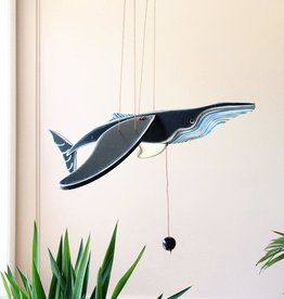 Tulia Artisans Whale Flying Mobile