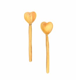 Harkiss Designs Heart Wooden Table Spoon 7"