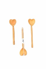 Harkiss Designs Heart Wooden Table Spoon 7"