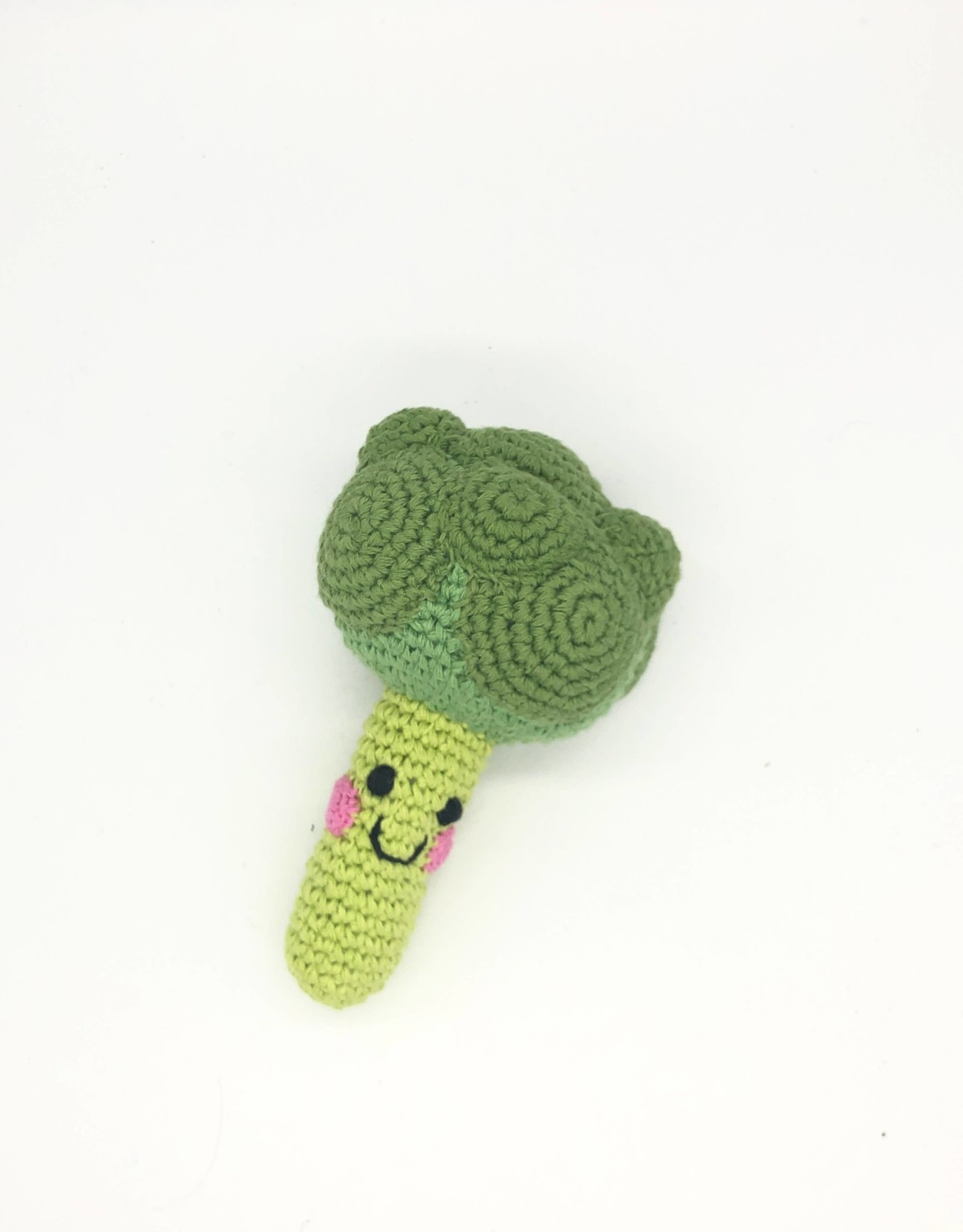 Pebble Friendly Broccoli Rattle