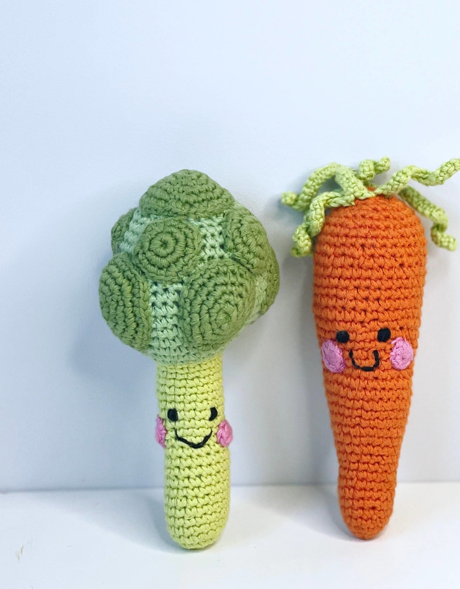 Pebble Friendly Broccoli Rattle